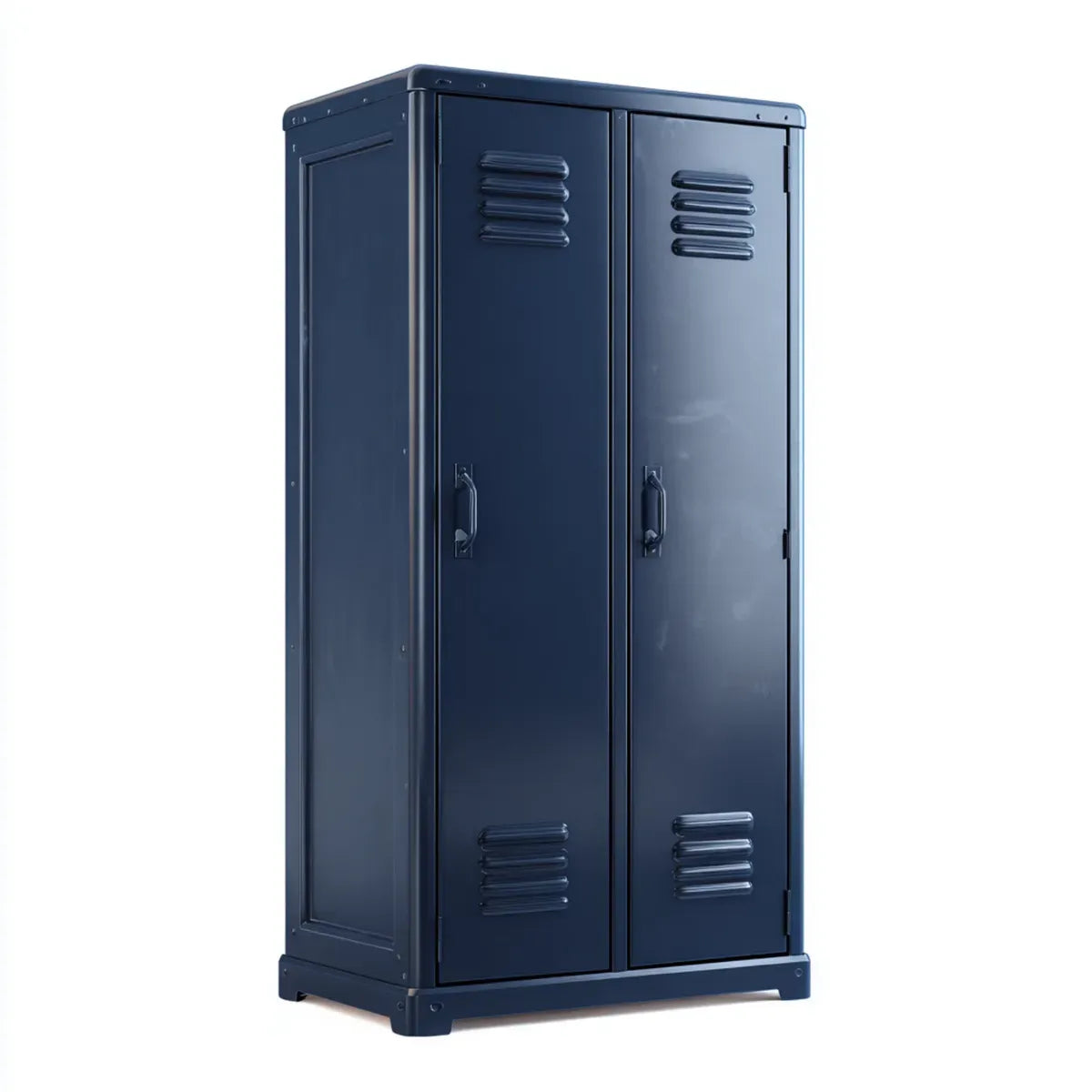 Metallspind Stahlschrank Dunkelblau 80 x 40 x 180 cm Stahlblech Rechteckig