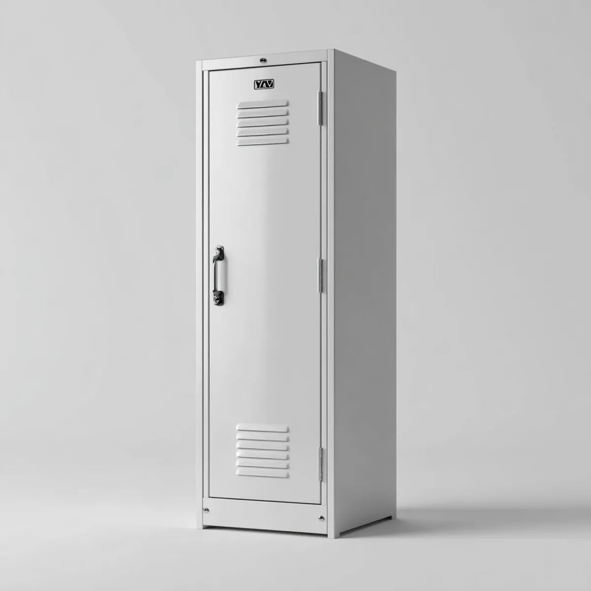 Metallspind Stahlschrank Weiß 180 x 38 x 45 cm Stahlblech Rechteckig